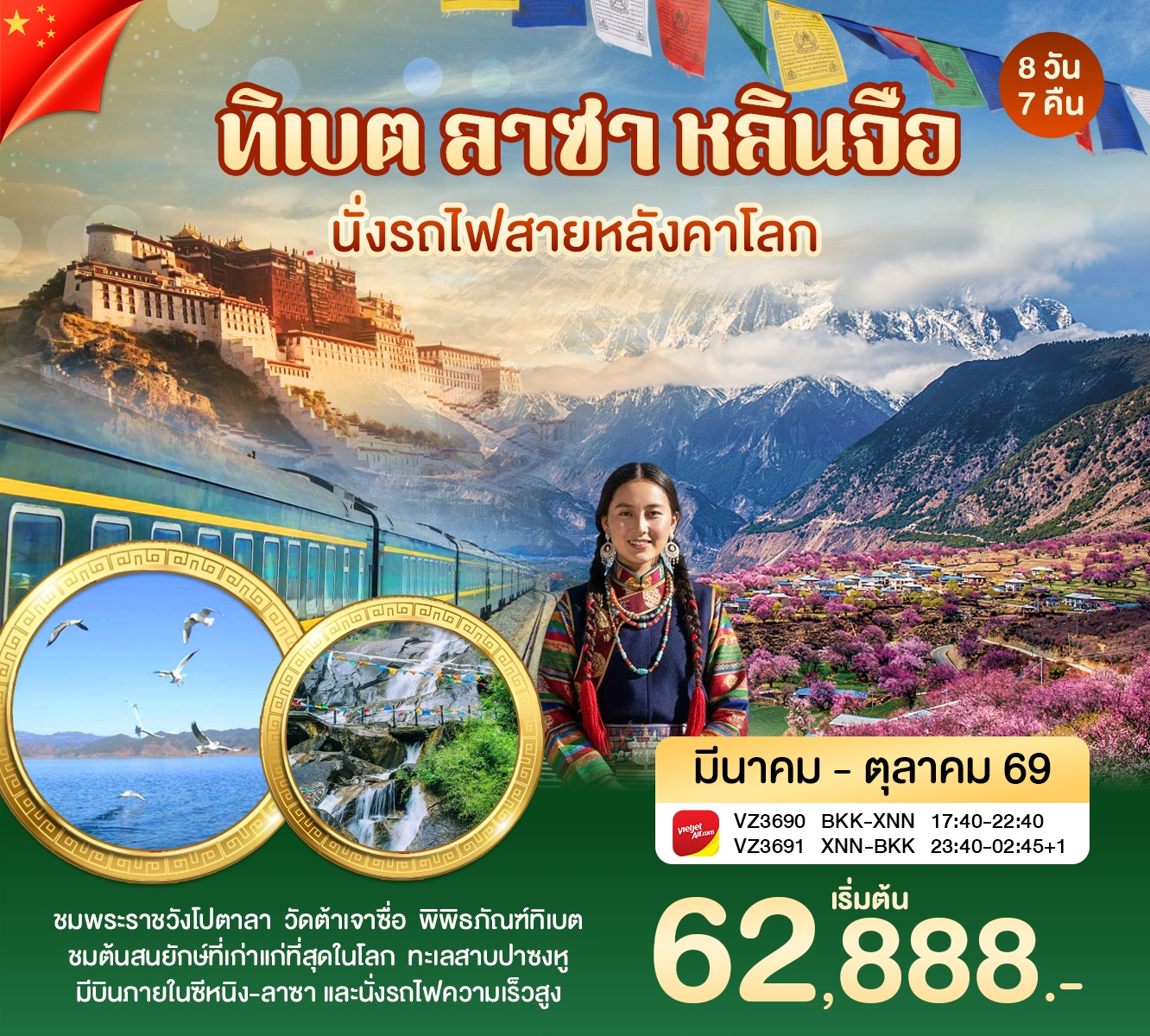 ทิเบต ลาซา หลินจือ